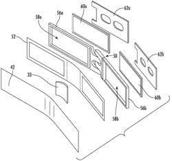 GLASS ARTICLE FOR VEHICLE INTERIOR SYSTEM HAVING A BENDABLE DISPLAY UNIT