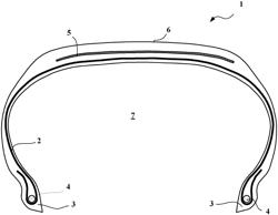 Tire comprising a carcass reinforcement layer having improved endurance properties