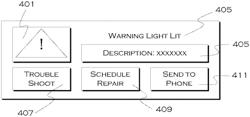 Method and apparatus for vehicle warning light handling