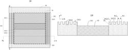 Light-emitting panel and display device including blocking structure having a recessed structure