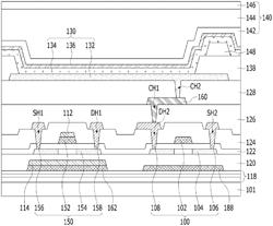 Display device having multiple transistors