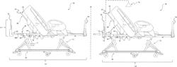 Patient transport apparatus with movable head section