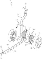 Cable driven sprinkler