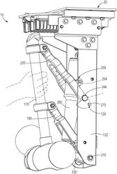 Devices and methods for making devices for supporting a propulsor on a marine vessel