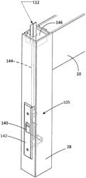 Flush bolt assembly with bolt-contained spring