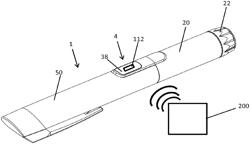 Sensor, cartridge and drug delivery device