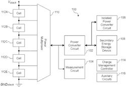 Apparatus and method for characterizing and managing stacked energy storage cells