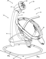 SWING APPARATUS WITH MAGNETIC DRIVE AND CONTROL