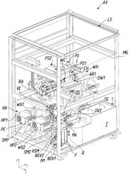 Hydraulic Arrangement for an Apparatus for Deblocking Workpieces, in Particular Eyeglass Lenses, from Associated Block Pieces