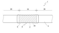 INSULATED ELECTRIC WIRE, WIRE HARNESS, AND INSULATED ELECTRIC WIRE PRODUCTION METHOD