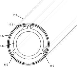 Catheter with heat transfer minimizing annular space