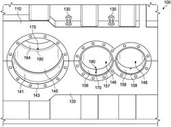 Gearbox case with wear sleeve