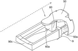 Tip part assembly for an endoscope