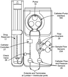 SYSTEM AND METHOD FOR MONITORING PHYSIOLOGICAL PARAMETERS BASED ON CEREBROSPINAL FLUID PRESSURES TAKEN AT TWO OR MORE LOCATIONS