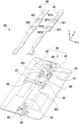 Electronic device comprising wiring member fixing structure