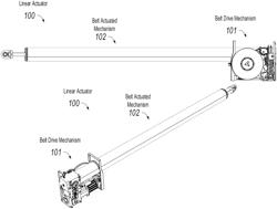 SELF-REELING BELT DRIVE