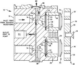 Passive dampening gradient proportioning valve