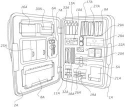 Medical supplies cabinet