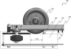 System and method for docking or undocking a track-wheel based device