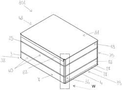 Method for realising a cardboard blank from a cardboard for packaging and for boxing at least an article with the cardboard blank