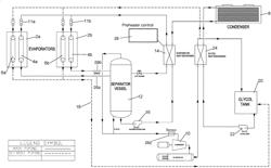 Evaporator liquid preheater for reducing refrigerant charge