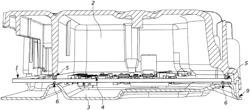 Electronic device with sealed housing