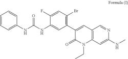 COMPOSITIONS OF 1-(4-BROMO-5-(1-ETHYL-7-(METHYLAMINO)-2-OXO-1,2-DIHYDRO-1,6-NAPHTHYRIDIN-3-YL)-2-FLUOROPHEYL)-3-PHENYLUREA