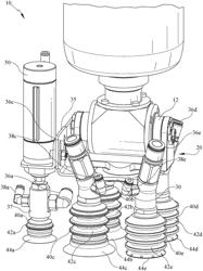 Vacuum-based end effector with extendible vacuum cup