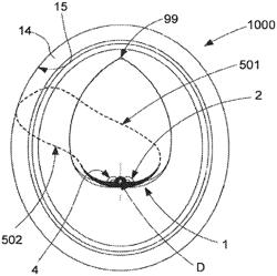 Timepiece display mechanism comprising at least one resilient hand