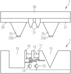 Method for producing an electronic component, wherein a semiconductor chip is positioned and placed on a connection carrier, corresponding electronic component, and corresponding semiconductor chip and method for producing a semiconductor chip