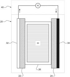 Graphite foil as an active heating and passive cooling material in a battery pack