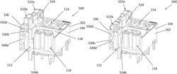 Locking combination outlet assembly and power distribution unit including the same