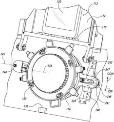 Connector carrier for electronic device kiosk