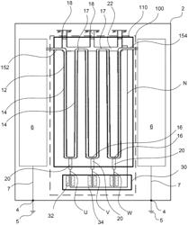 Device for Conducting a Chemical Reaction in a Process Fluid in a Production Facility