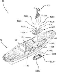 WATERCRAFT HAVING AN INTERFACE FOR MOUNTING A PROPULSION MECHANISM