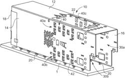 AIR FLOW STRUCTURES FOR CONNECTOR ASSEMBLIES