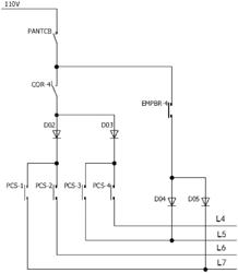 Emergency braking extension device for urban rail vehicle