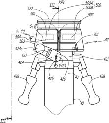 Aircraft refuelling device and method for manufacturing a wing coupling for such a device