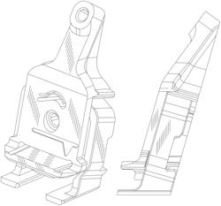 Posterior condyle cutting block