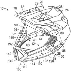 IN-MOLDED HELMET CHINBAR