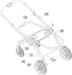 BABY STROLLER CAPABLE OF BEING PUSHED AND PULLED