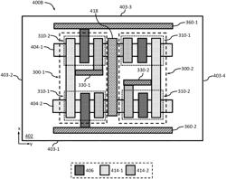 TWO TRANSISTOR MEMORY CELLS WITH SOURCE-DRAIN COUPLING IN ONE TRANSISTOR