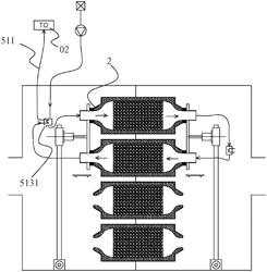 Parallel pipe type gas adsorption and concentration apparatus