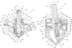 Ball-joint selector assembly having an internal sensor and detent mechanism