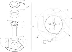 Control means for vortex flame device