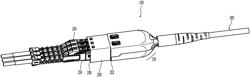 Adapter to jacketed fiber interface