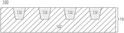 High-density resistive random-access memory array with self-aligned bottom electrode contact