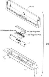 FLOATING POGO CONNECTORS FOR TABLET COMPUTERS OF AIRCRAFT INFLIGHT ENTERTAINMENT SYSTEMS AND CREW TERMINALS