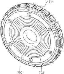 Motor and rotary transformer with shared magnetic core