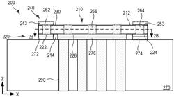 Group III nitride-based radio frequency transistor amplifiers having source, gate and/or drain conductive vias